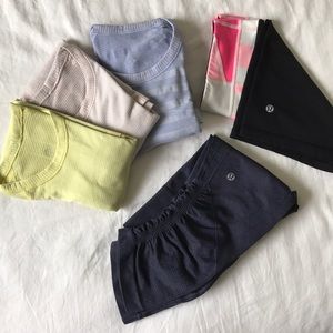 Lululemon Bundle! Longsleeves, Leggings, & Shorts